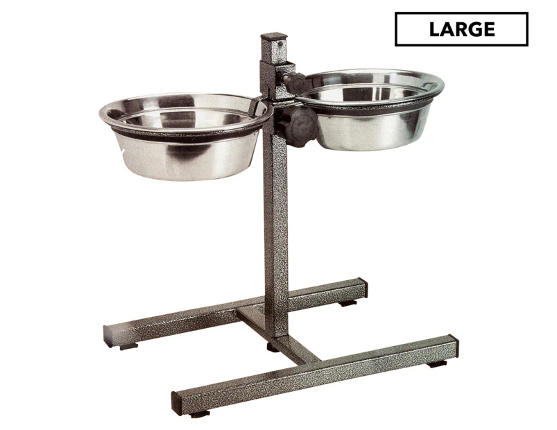 Petface Large Adjustable Double Diner