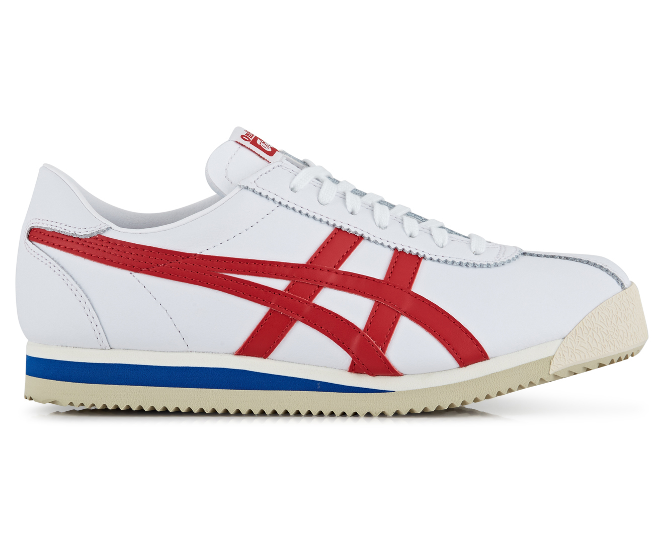 Onitsuka Tiger Corsair Shoe - White/True Red | Catch.co.nz