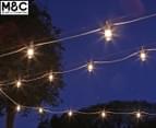 Maine & Crawford 10m 25W Outdoor String Marquee Lights - White/Warm White 1