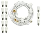 Maine & Crawford 10m 25W Outdoor String Marquee Lights - White/Warm White 3