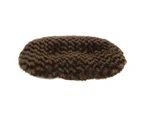 Yours Droolly Delux Dog Cushion Chocolate