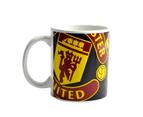 Manchester United FC Halftone 0.3kg Boxed Mug (Black/Red/Yellow) - BS1392