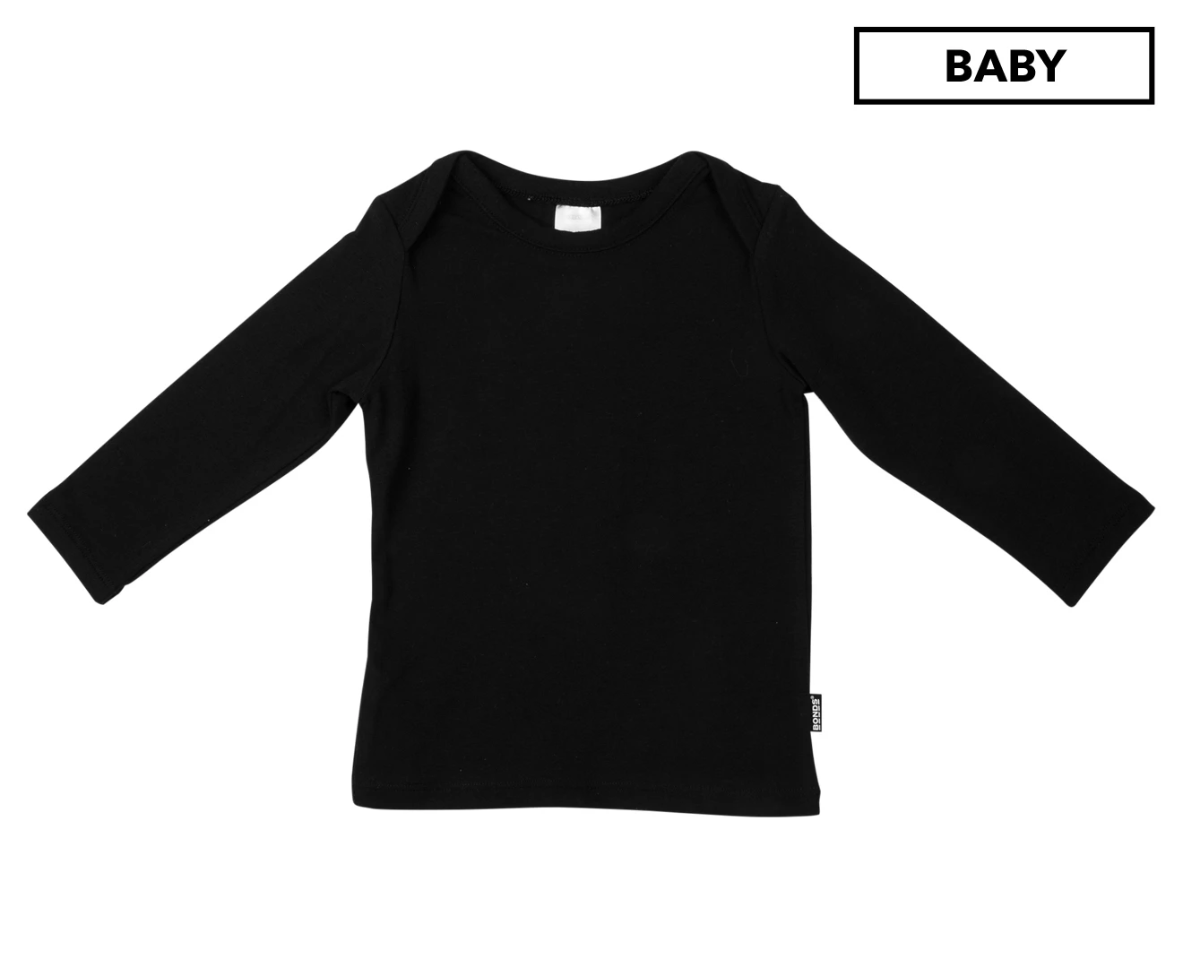 Bonds Baby Stretchies Long Sleeve Tee - Black