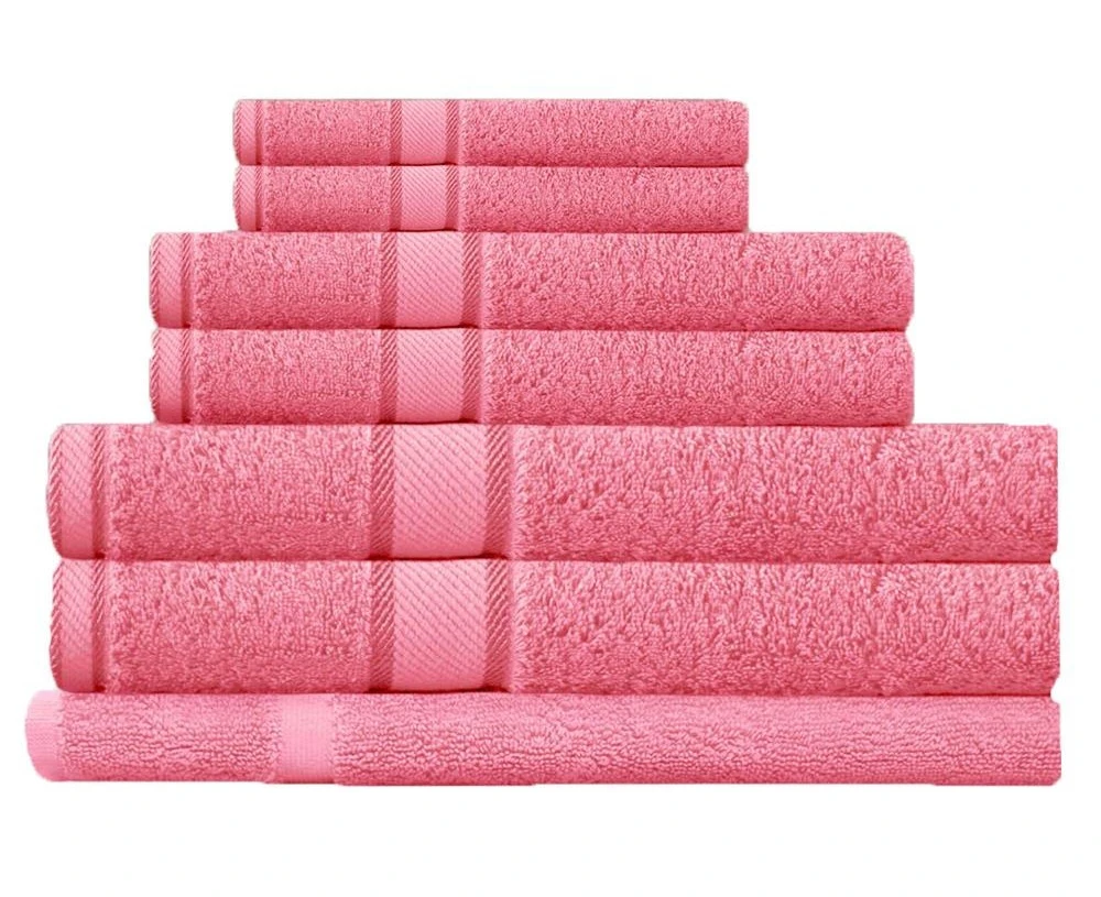 100% Combed Cotton 7 Pieces Bath Sheet Set Lip Gloss