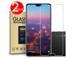 2 PACK Premium 9H Tempered Glass Screen Protector HUAWEI P20 Pro