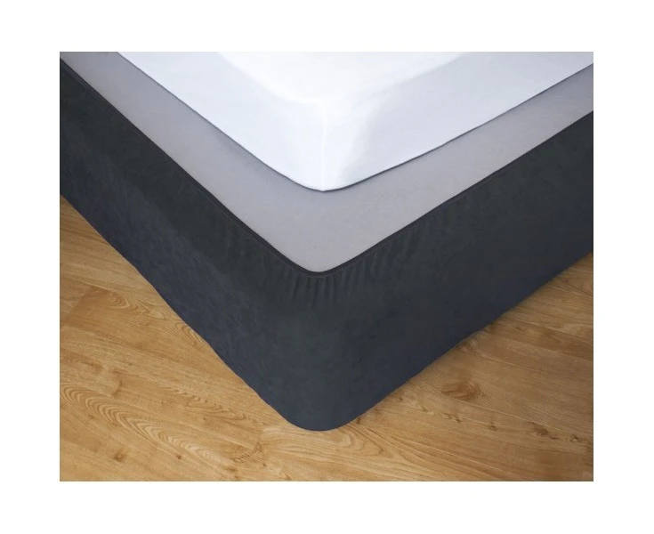 Apartmento Stretch Valance Double Bed Base Cover - Slate