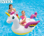 Intex 1.98m x 1.40m Enchanted Unicorn Swimming Pool/ Beach Inflatable Ride On