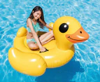 Intex Giant Yellow Duck Ride-On Pool Float