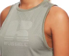 Russell Athletic Women's Mesh Layered Tank - Light Khaki