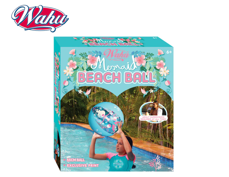 Wahu Mermaid Beach Ball - 60cm