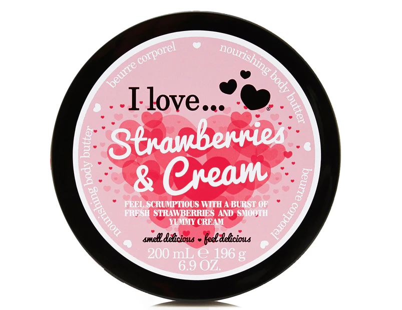 I Love Body Butter Strawberries & Cream 200mL