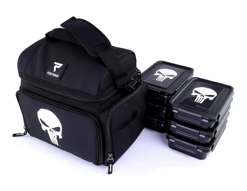 Performa Matrix Marvel The Punisher All-In-One 6-Meal Prep Bag