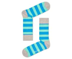 Happy Socks Unisex Size S/M Stripe Socks Pair - Multi