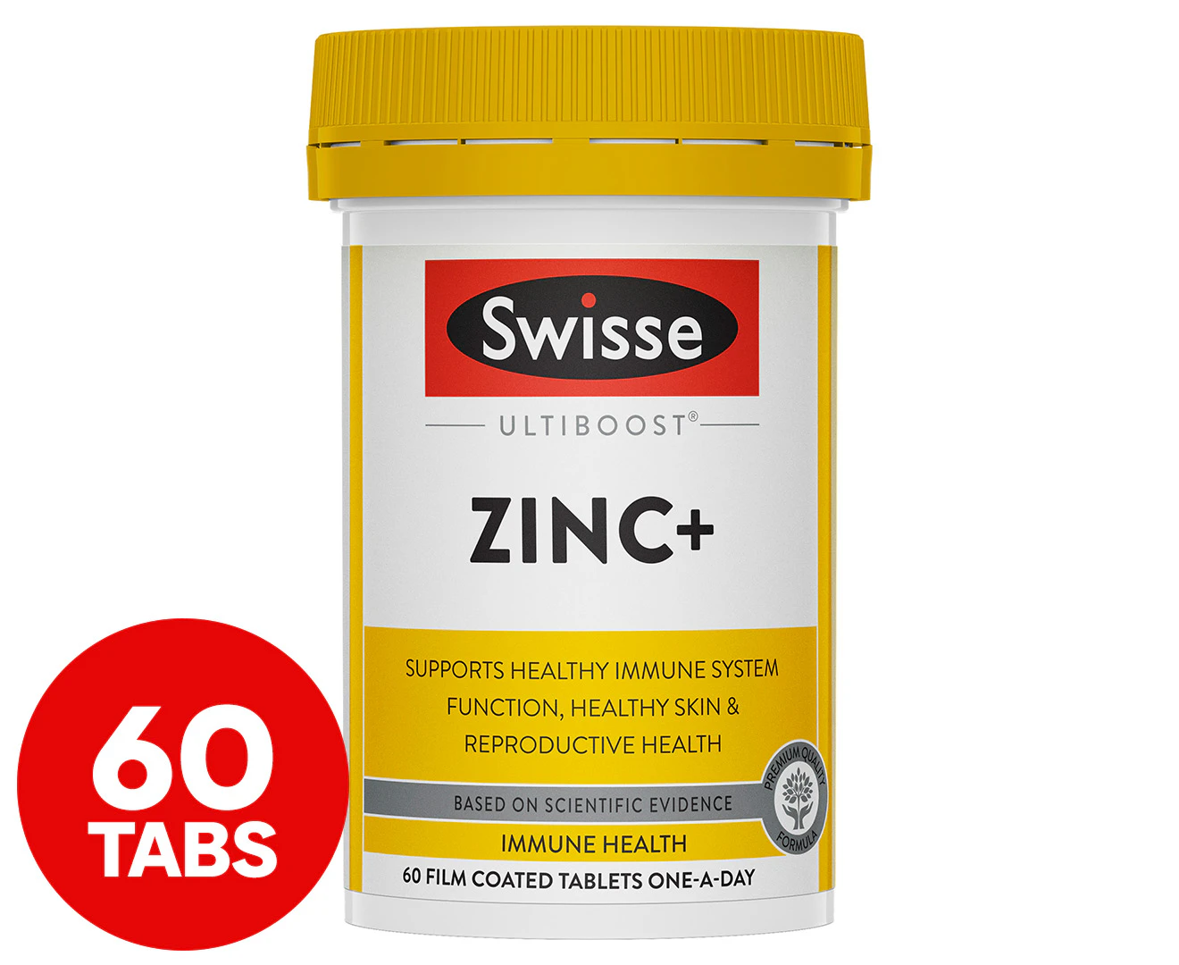 Swisse Ultiboost Zinc+ 60 Tabs