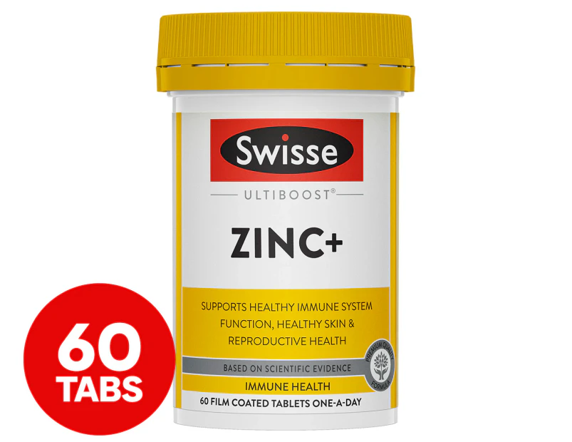 Swisse Ultiboost Zinc+ 60 Tabs