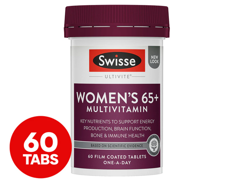 Swisse Women's 65+ Ultivite Multivitamin 60 Tabs
