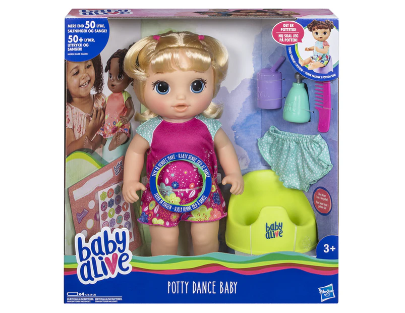 Baby Alive Potty Dance Baby Girl Doll