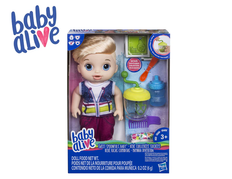 Baby Alive Sweet Spoonfuls Baby Boy Doll
