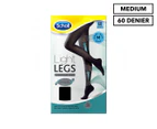 Scholl Light Legs 60 Denier Size Medium Compression Tights - Black