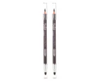 2 x Nude By Nature Mineral Waterproof Eyeliner - Charcoal