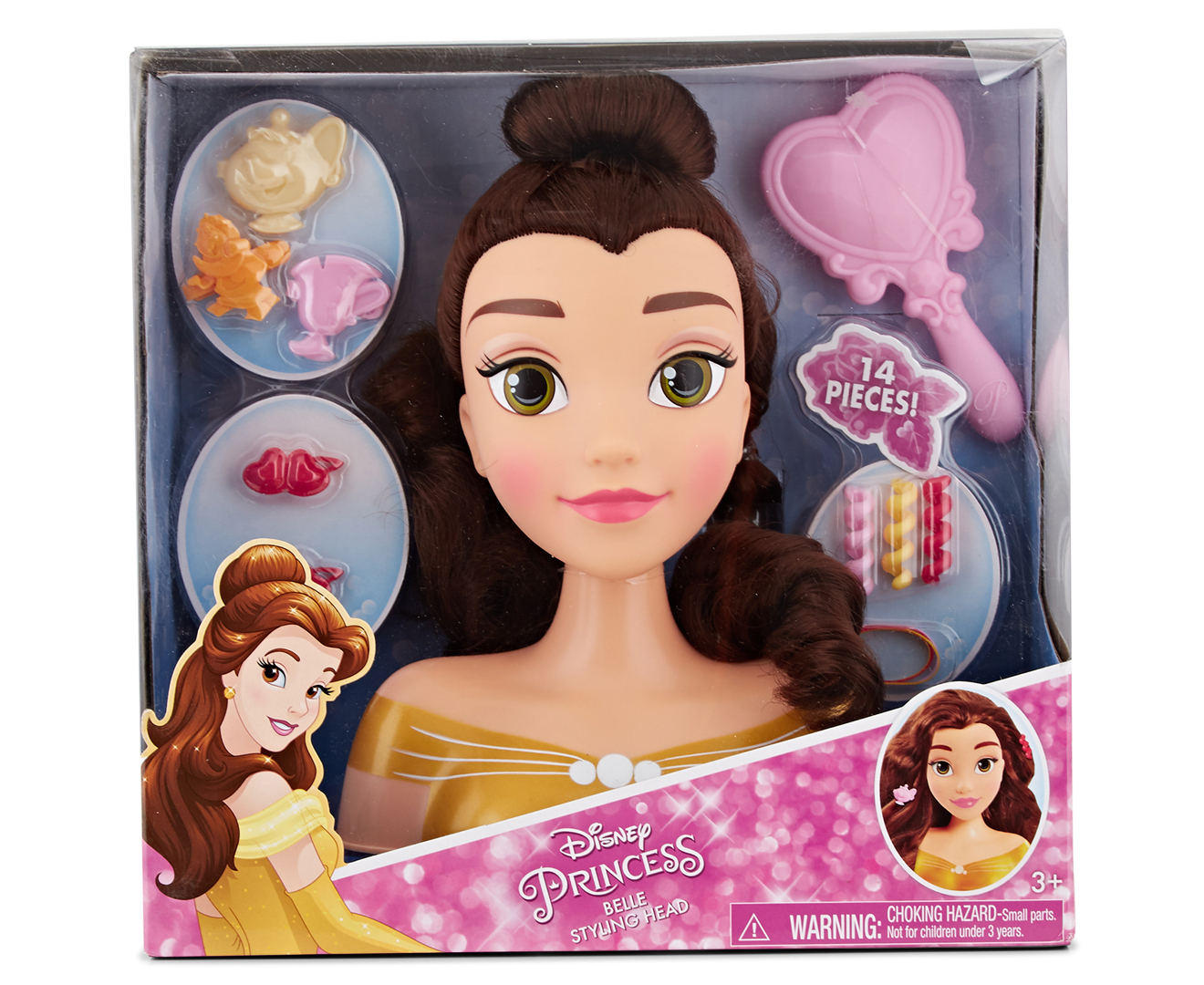 princess belle styling head