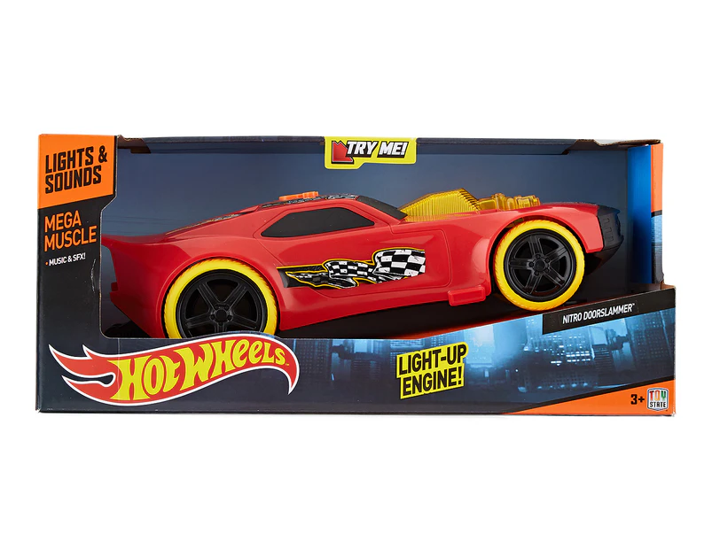Hot Wheels Mega Muscle Car w/ Lights & Sounds - Red