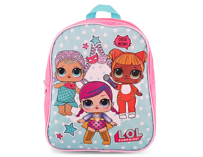 L.O.L Surprise! 12L Mini-Backpack - Pink/Light Blue/Multi 