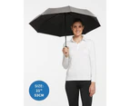 Sun Protective UPF50+ Compact Umbrella - Silver / Black
