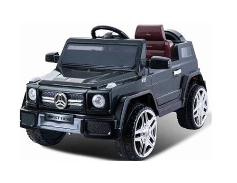 Mercedes Benz G Wagon 6-Volt Battery Operated Ride On Car - Black
