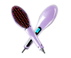 Hair Straightener Brush Lcd Straightening Comb 2016 Version Iron Au Ceramic Lav