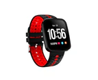 Bluetooth V4.0 Smart Watch 0.96" Oled Heart Rate Blood Pressure Ip67 Red