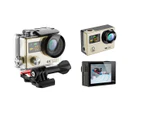 4K Ultra Hd Wifi Sports Action Camera 2" Lcd Video Remote H3R Gold