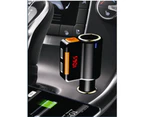 Bluetooth V2.0 Fm Transmitter Dual Usb Car Lighter Charger Extender Bc09