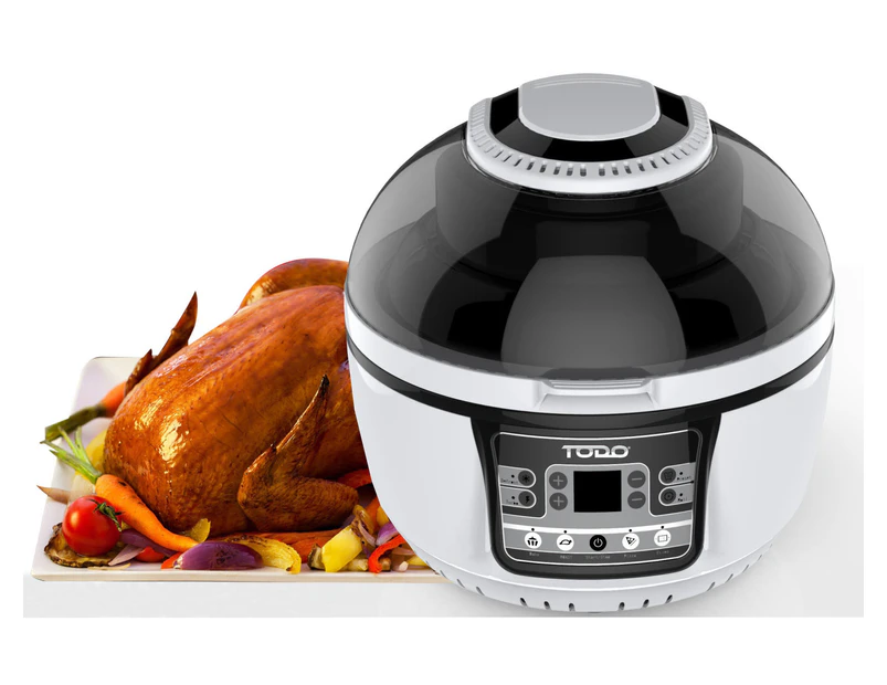TODO Air Fryer 1400W Convection Oven 10L Rotisserie Multi Cooker Digital Control
