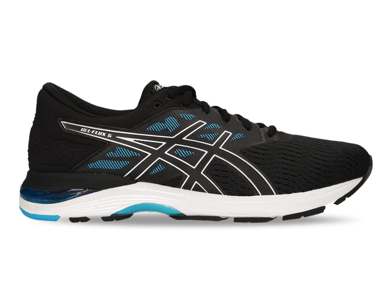 ASICS Men s GEL Flux 5 Shoe Black Black Catch