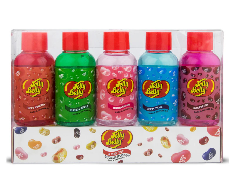 5 x Jelly Belly 5-Day Shower Gel 50mL