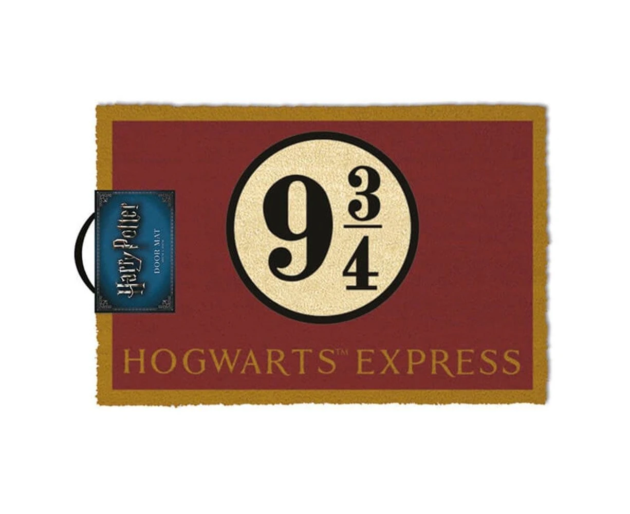 Wizarding World Harry Potter Platform 9 & 3/4 Themed Front Door Entrance Doormat