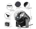 Sound Activated Party Lights Disco Ball Party Decorations 3W RGB LED Light Show Music Activated DJ Light 8