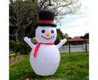 1.8m Inflatable Airblown Snowman Scrolling LED lights Christmas Decoration