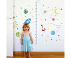 Animal Height Measure Kids Rooms Wall Sticker (Size: 150cm x 80cm)