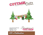 Cottagecutz Die-Elf's Clothesline 1.4" To 5"