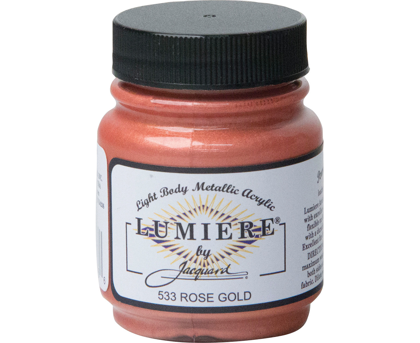 Jacquard Lumiere Metallic Acrylic Paint 2.25Oz-Citrine