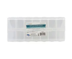 Organizer Box W/Snap Lids 14 Compartments-9"X4"X1"