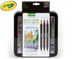 Crayola Signature Brush & Detail Dual-Tip Markers 16-Pack Tin