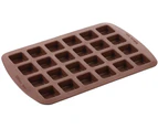 Brownie Silicone Bite-Size Mold-24 Cavity Square 1.5"X1.5"X.75"