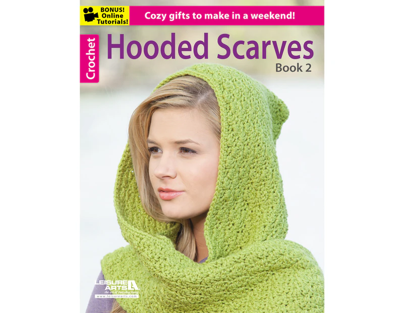 Leisure Arts-Hooded Scarves: Book 2
