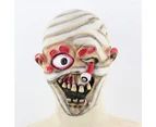 Halloween Mask Bleeding Zombie Horror Face Mask for Adults-Red