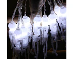 Halloween Skeleton LED String Lights Battery Operated-Warm White