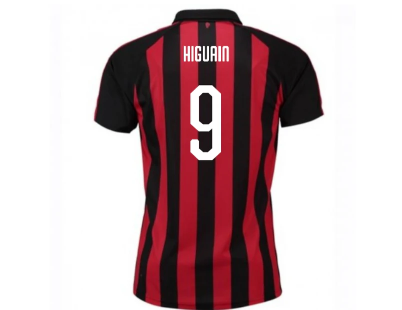 2018-2019 AC Milan Puma Home Football Shirt (Higuain 9)