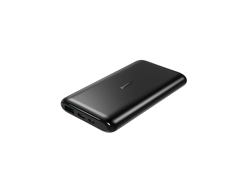 AUKEY 10000mAh USB-C Port Slim External Battery Power Bank Portable Charger
